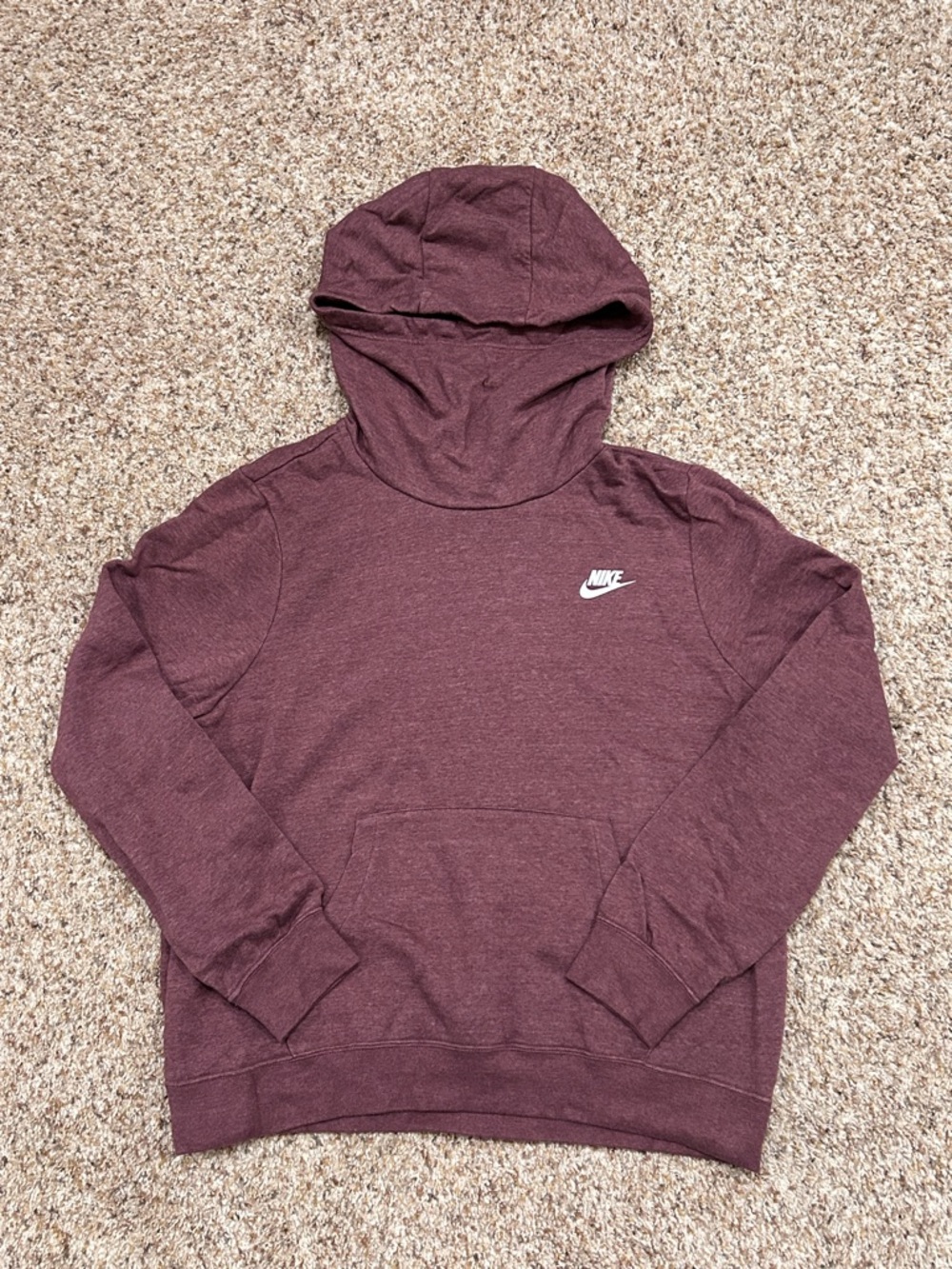 Nike Sportswear Club Fleece Women's Funnel Neck Hoodie Size Large